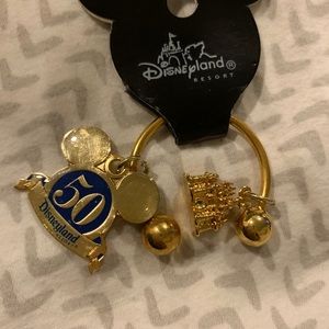 Disneyland 50 year anniversary keychain